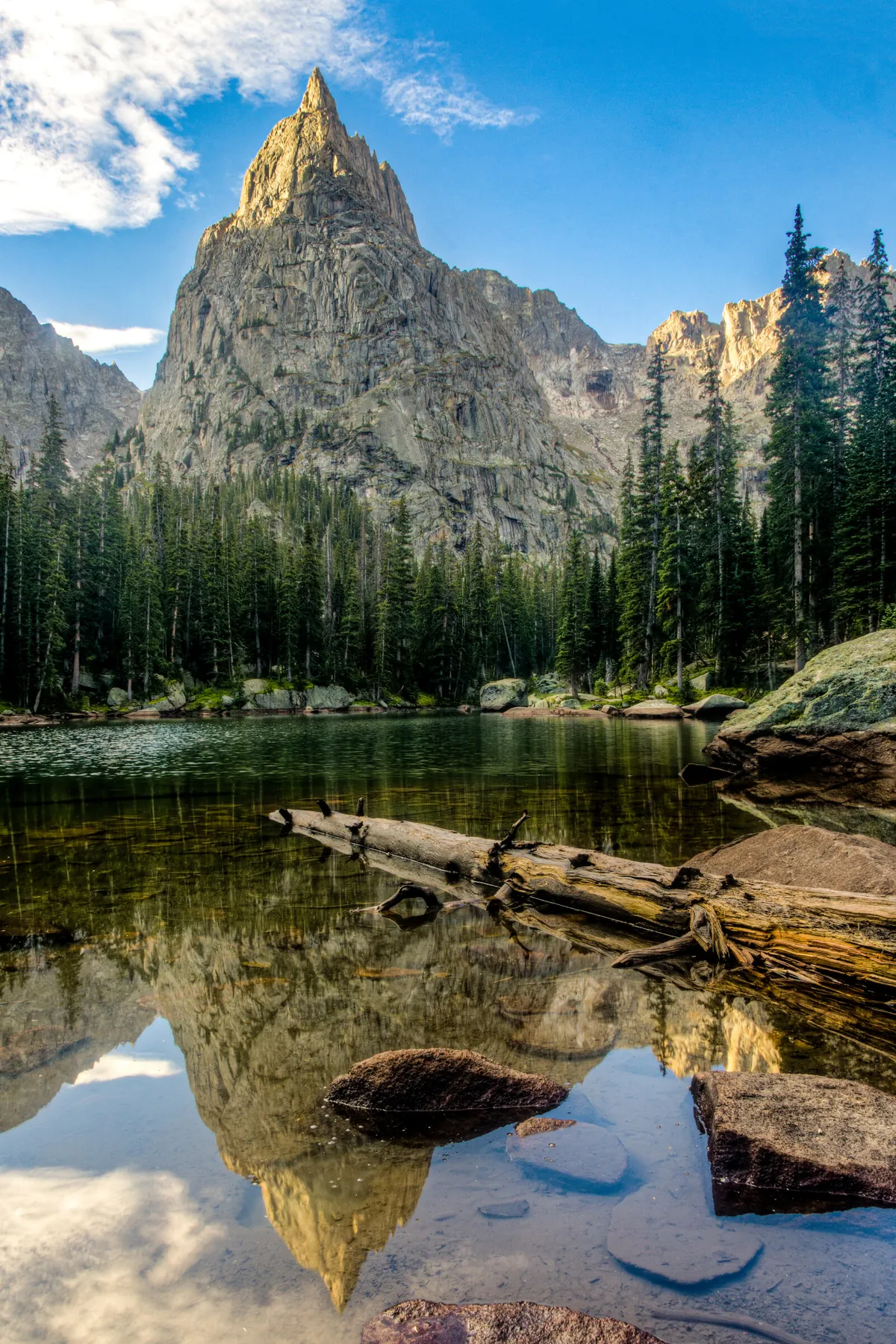 Lone Eagle Peak: fine art mountains photograph by J Grigg