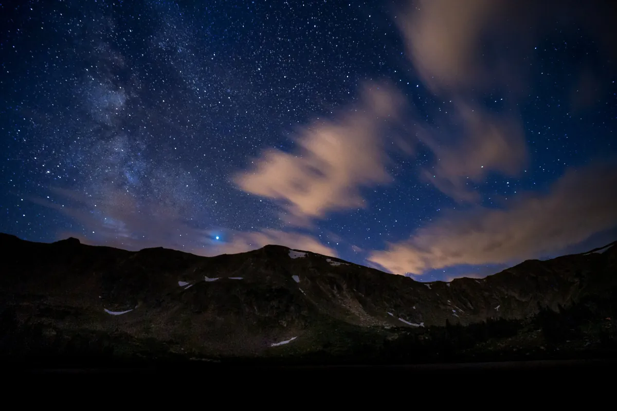 Caribou Lake Night: fine art night sky photograph by J Grigg
