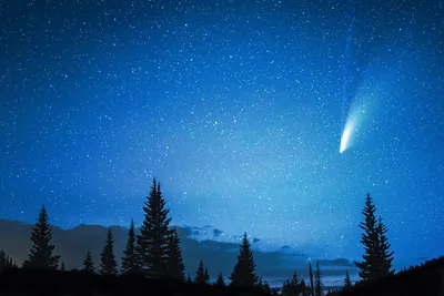 Neowise Comet: fine art night sky photograph by J Grigg